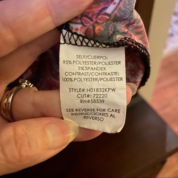 Boho sleeveless top from Speechless- size medium - Picture 8 of 9